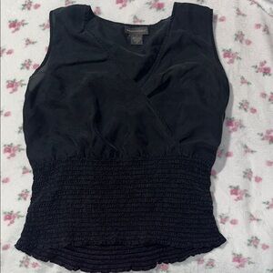Bannana Republic Black Sleeveless Top